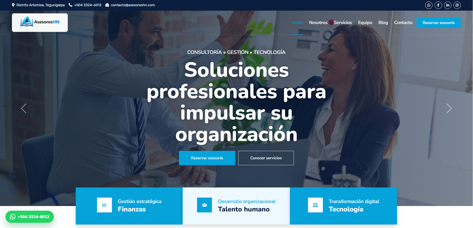 Asesores HN - Consultoría y Transformación Empresarial
